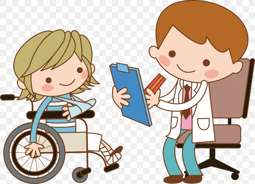 Nurse Patient Wheelchair Clip Art, PNG, 2655x1920px, Nurse, Art, Boy, Cartoon, Child Download Free