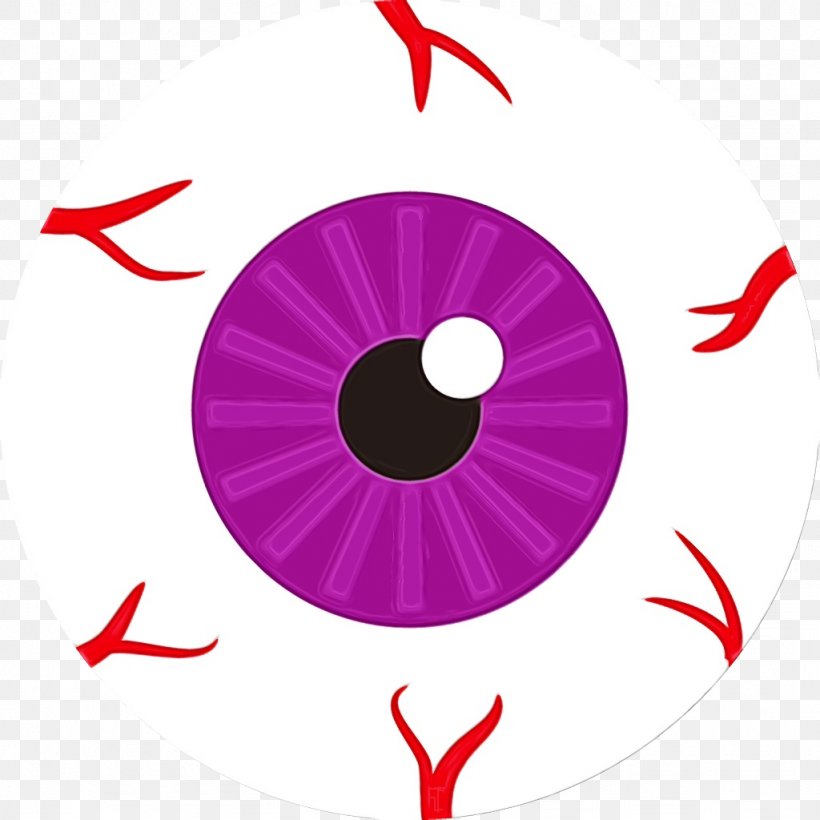 Pink Eye Magenta Iris Logo, PNG, 1024x1024px, Watercolor, Eye, Iris, Logo, Magenta Download Free