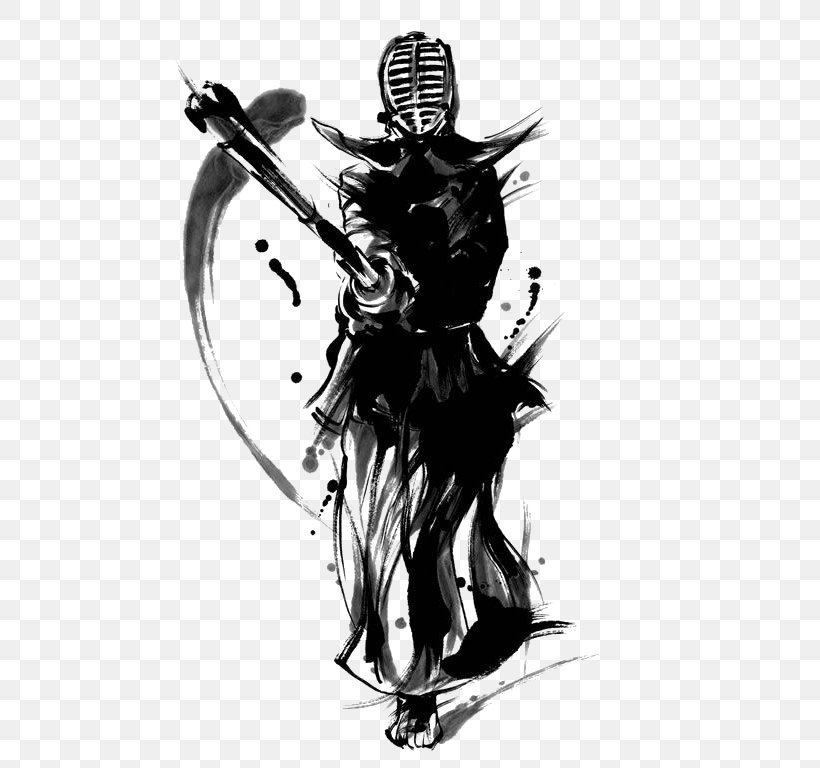 Young Samurai: The Way Of The Sword Kenjutsu Kendo Japanese Martial Arts, PNG, 518x768px, Kenjutsu, Armour, Art, Black And White, Combat Download Free
