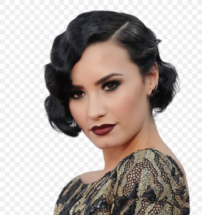 Face Cartoon, PNG, 1936x2068px, Demi Lovato, Beauty, Billboard, Black Hair, Brown Hair Download Free