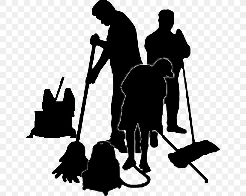 Janitor Logo Cleaner Clip Art Image, PNG, 646x655px, Janitor, Art, Black, Black And White, Building Download Free