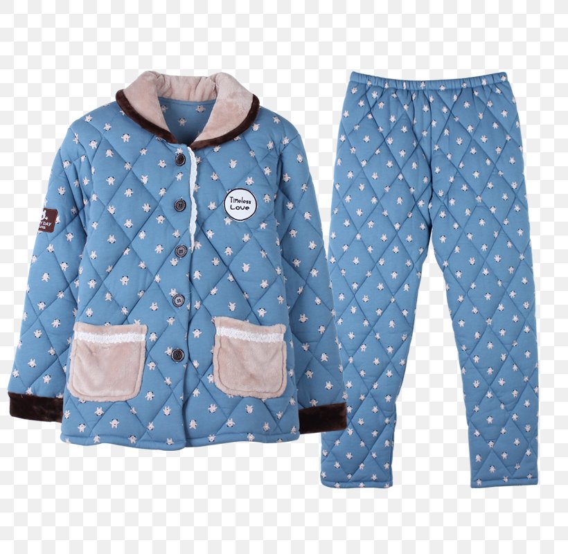 Pajamas Plaid Sleeve Jacket Outerwear, PNG, 800x800px, Pajamas, Blue, Clothing, Jacket, Nightwear Download Free