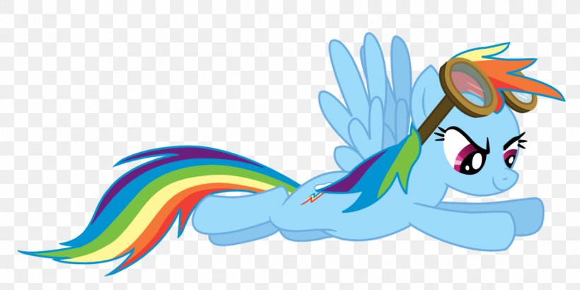 Pony Rainbow Dash Fluttershy Horse, PNG, 1264x632px, Pony, Art, Cartoon, Deviantart, Digital Art Download Free