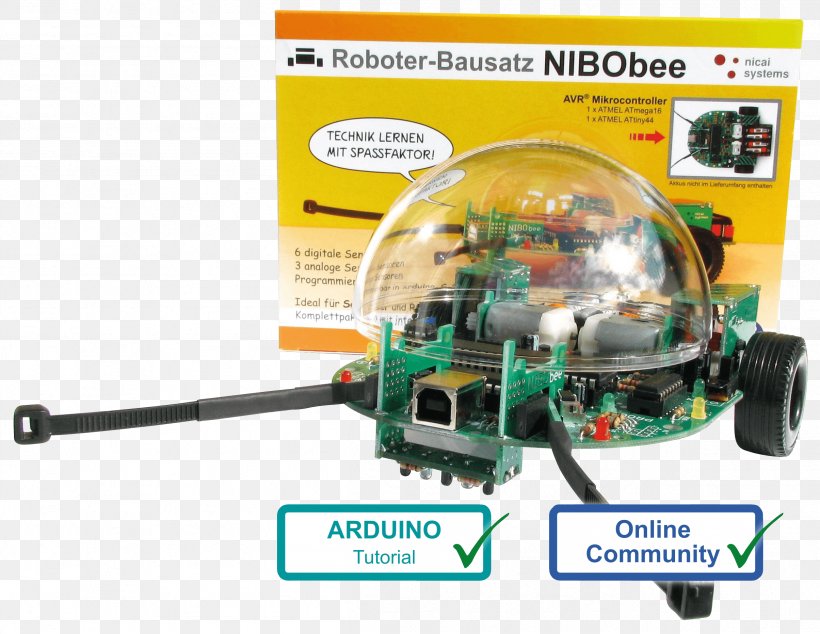 NIBObee Autonomous Robot Robot Kit Technology, PNG, 2409x1863px, Nibobee, Arduino, Assembly Language, Autonomous Car, Autonomous Robot Download Free