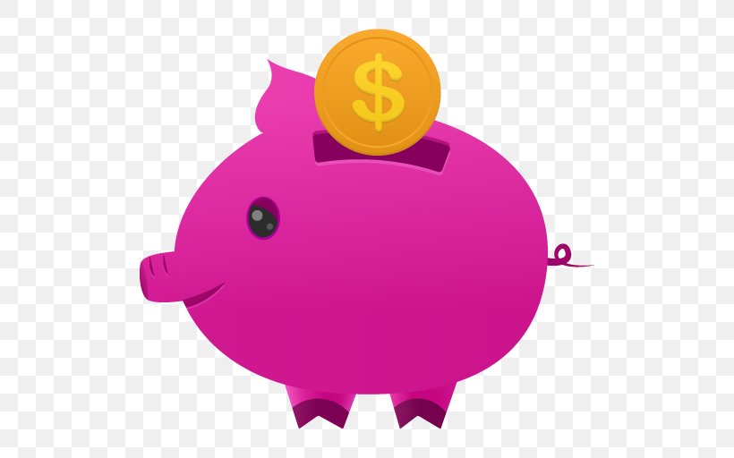 Pink Piggy Bank Purple Circle, PNG, 512x512px, Piggy Bank, Bank, Bank Account, Coin, Deposit Account Download Free