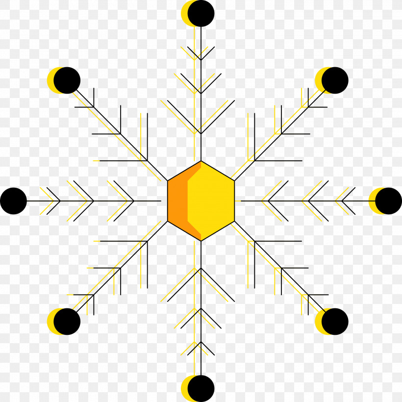 Snowflake Winter, PNG, 3000x3000px, Snowflake, Circle, Line, Symmetry, Winter Download Free