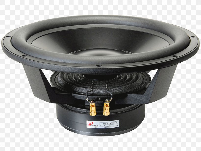 Subwoofer Loudspeaker Dayton Audio SUB-1200 Vehicle Audio, PNG, 1000x750px, Subwoofer, Audio, Audio Equipment, Audio Power, Car Subwoofer Download Free