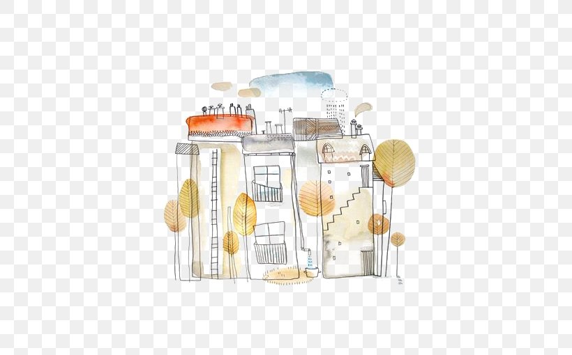 Watercolor Painting Drawing Graffiti Illustration, PNG, 510x510px, Watercolor Painting, Architecture, Art, Drawing, Drawing Board Download Free