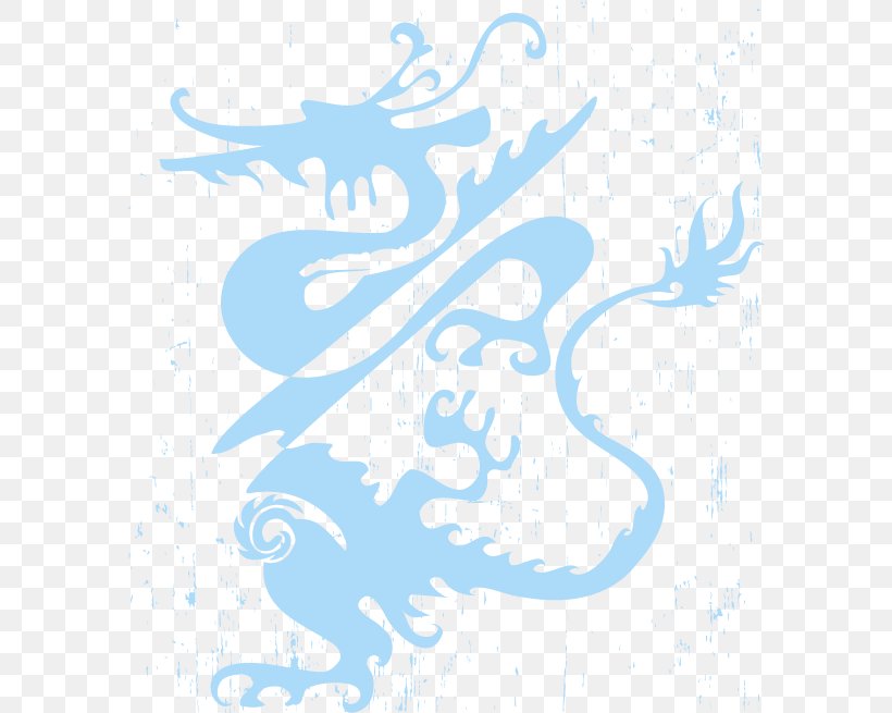 Chinese Dragon Clip Art, PNG, 586x655px, Chinese Dragon, Art, Blue, Chinese, Culture Download Free