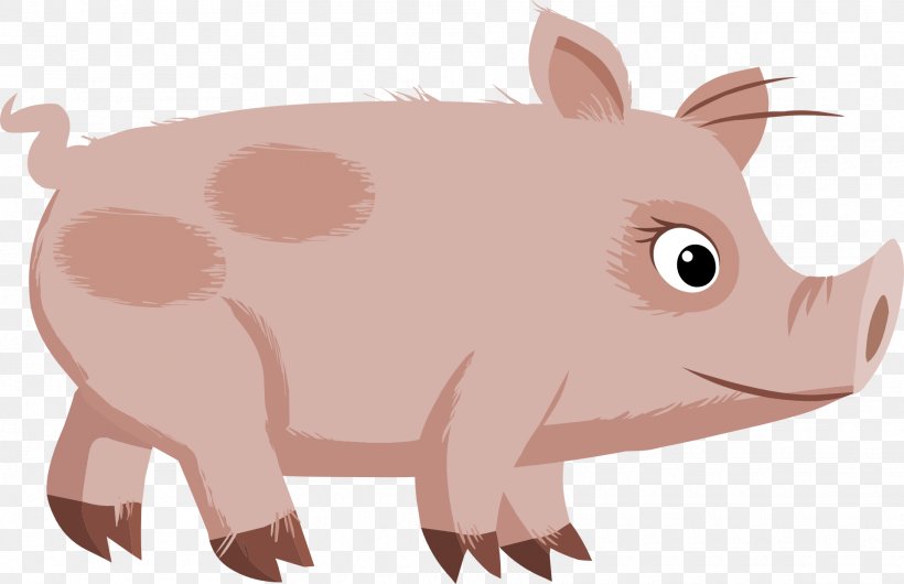 Domestic Pig Clip Art, PNG, 1920x1241px, Domestic Pig, Carnivoran, Cartoon, Drawing, Fauna Download Free