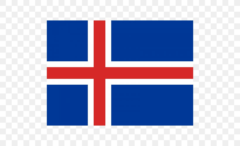Flag Of Iceland National Flag Icelandic, PNG, 500x500px, Flag Of Iceland, Area, Blue, Brand, Electric Blue Download Free