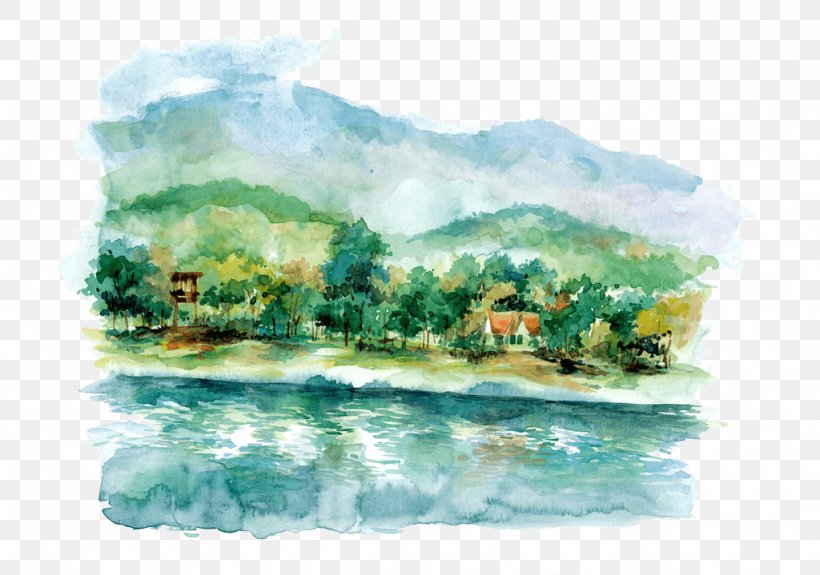 Landscape Painting Watercolor Painting, PNG, 1024x719px, Landscape, Art, Landscape Painting, Paint, Painting Download Free