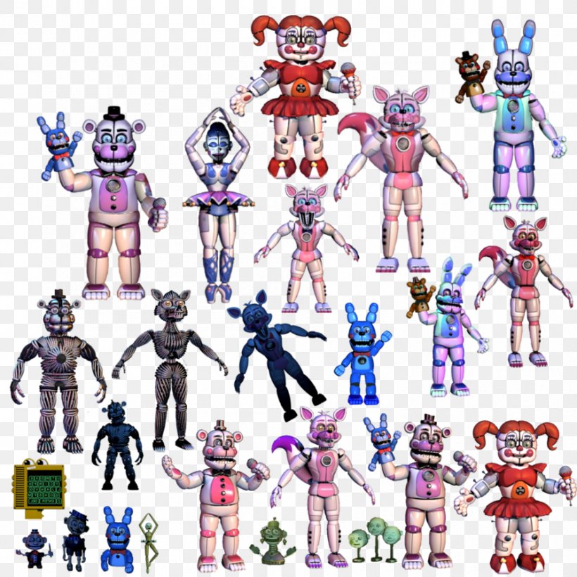Five Nights At Freddy's: Sister Location Animatronics Character Jump Scare Endoskeleton, PNG, 894x894px, Animatronics, Action Figure, Action Toy Figures, Art, Cartoon Download Free