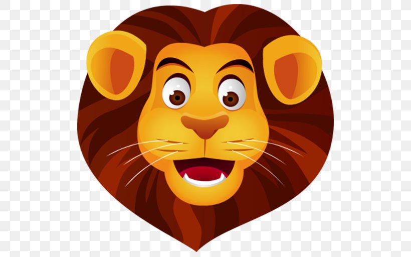Lion Drawing, PNG, 512x512px, Lion, Cartoon, Drawing, Emoticon, Head Download Free