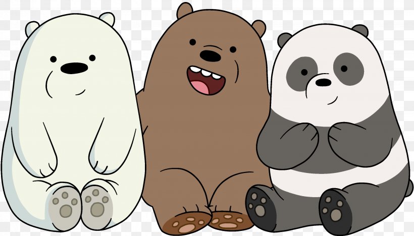Polar Bear Giant Panda The Baby Bears T-shirt, PNG, 2880x1646px, Bear, Baby Bears, Baby Grizzly, Carnivoran, Cartoon Download Free