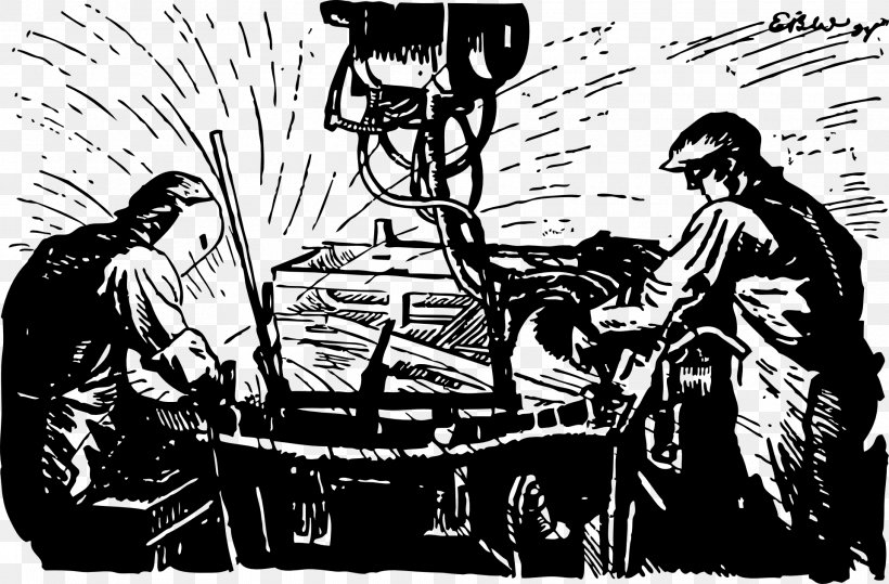 Welding Helmet Gas Tungsten Arc Welding Clip Art, PNG, 1920x1264px, Welding, Art, Black And White, Cartoon, Comics Download Free