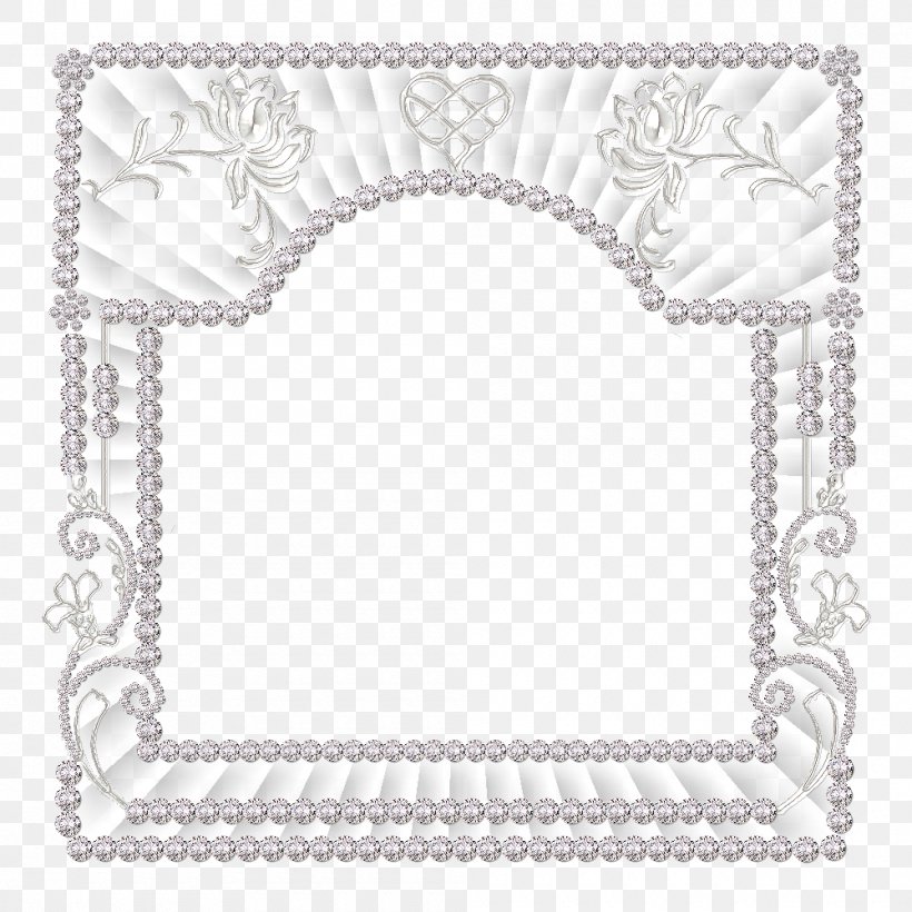 Picture Frames Black And White, PNG, 1000x1000px, Picture Frames, Black, Black And White, Blingbling, Body Jewellery Download Free