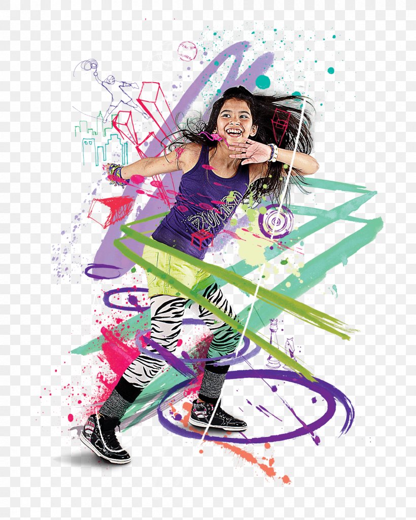 Zumba Kids Hip-hop Dance Child, PNG, 1200x1500px, Watercolor, Cartoon, Flower, Frame, Heart Download Free