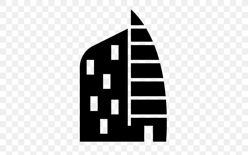 Dubai Building Logo, PNG, 512x512px, Dubai, Architectural Engineering, Black And White, Brand, Building Download Free