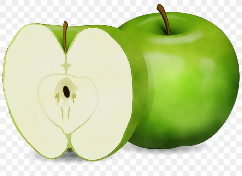 Granny Smith Green Apple Fruit Plant, PNG, 1280x935px, Watercolor, Accessory Fruit, Apple, Food, Fruit Download Free