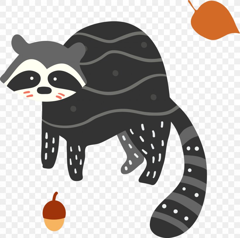 Raccoon T-shirt Animal Euclidean Vector Illustration, PNG, 2355x2340px, Raccoon, Art, Bear, Black, Carnivoran Download Free