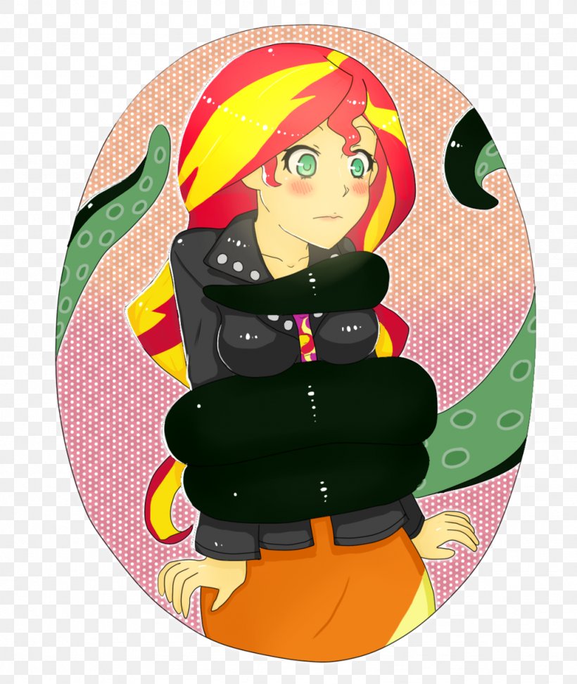 Sunset Shimmer Tentacle Art My Little Pony: Equestria Girls Octopus, PNG, 1024x1216px, Sunset Shimmer, Ariel, Arm, Art, Cartoon Download Free
