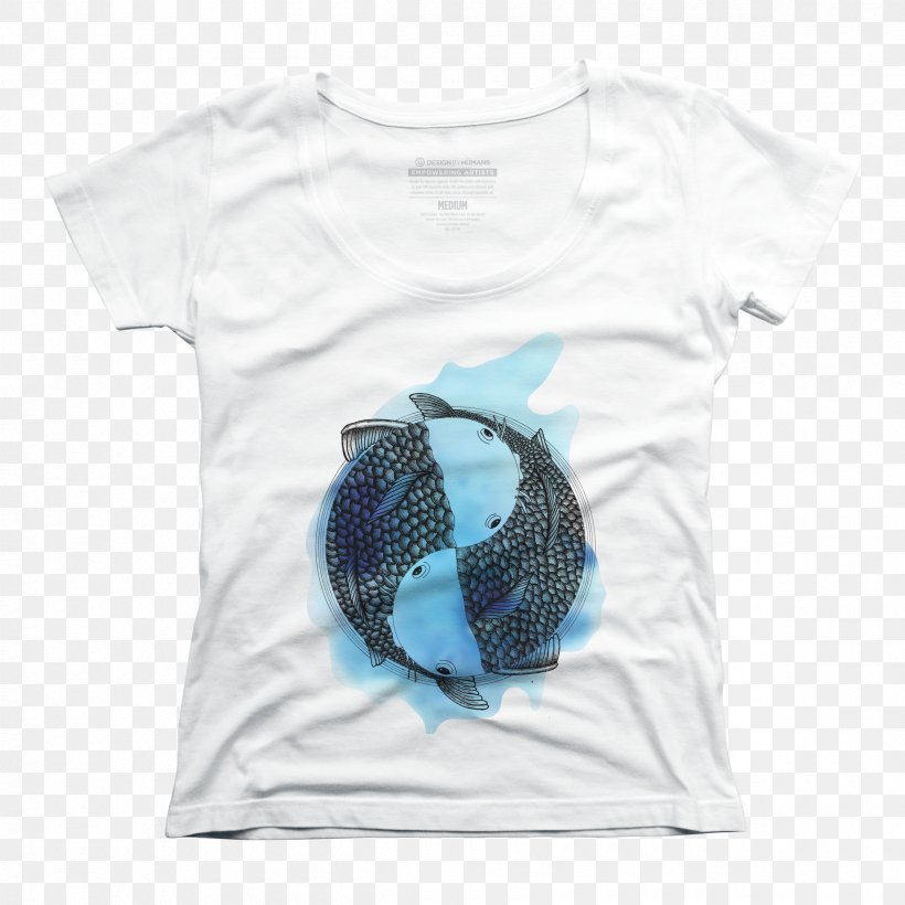 T-shirt Pisces Astrological Sign Cancer Sagittarius, PNG, 2400x2400px, Tshirt, Astrological Sign, Blue, Brand, Bulldog Download Free