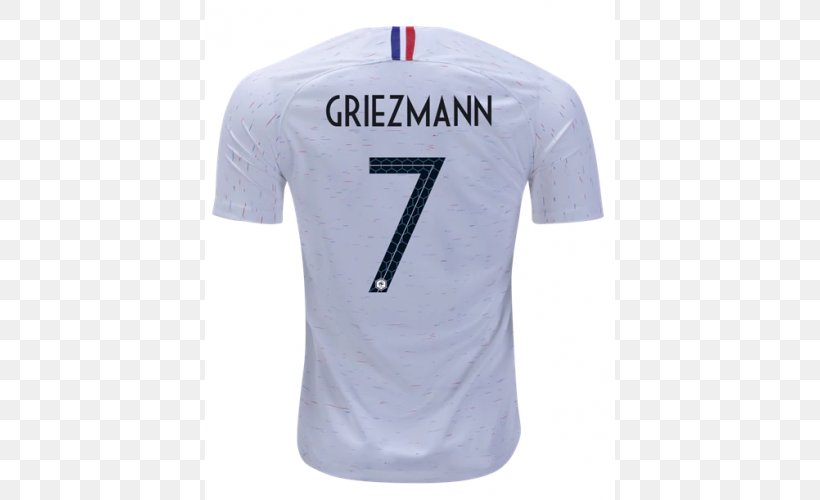 2018 World Cup France National Football Team T-shirt 2014 FIFA World Cup Jersey, PNG, 500x500px, 2014 Fifa World Cup, 2018 World Cup, Active Shirt, Antoine Griezmann, Brand Download Free
