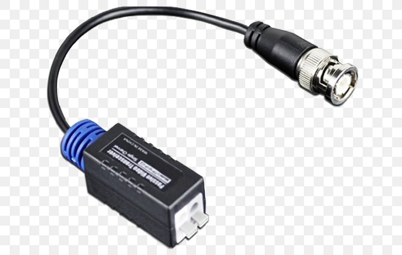 Balun Analog High Definition Closed-circuit Television High Definition Composite Video Interface Twisted Pair, PNG, 663x520px, Balun, Adapter, Analog High Definition, Analog Signal, Cable Download Free