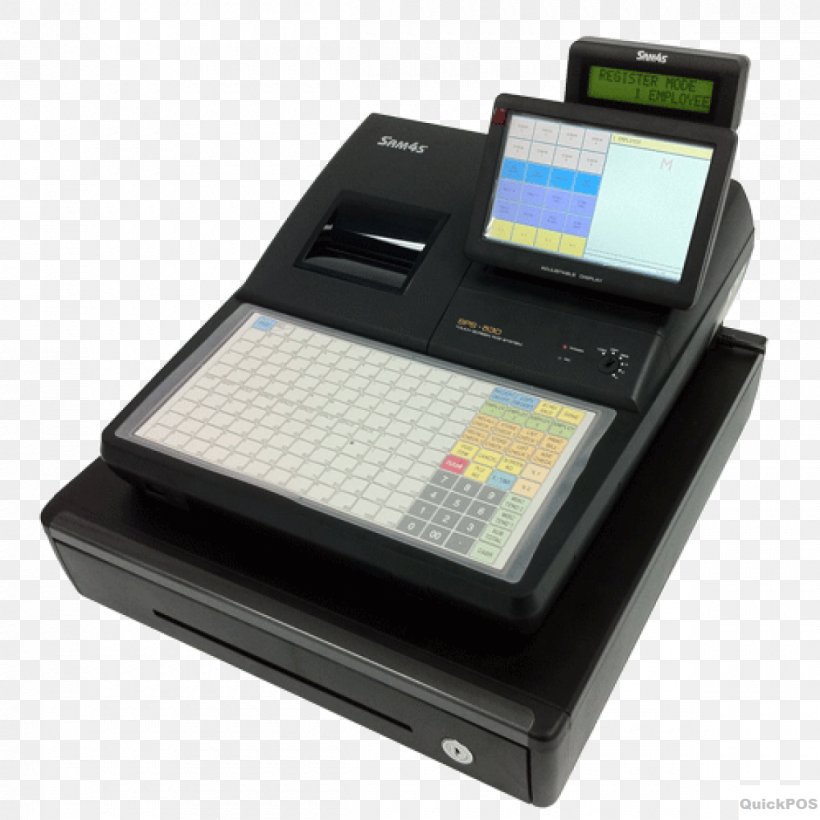 Cash Register Point Of Sale Touchscreen Display Device Business, PNG, 1200x1200px, Cash Register, Business, Cash, Computer Software, Display Device Download Free