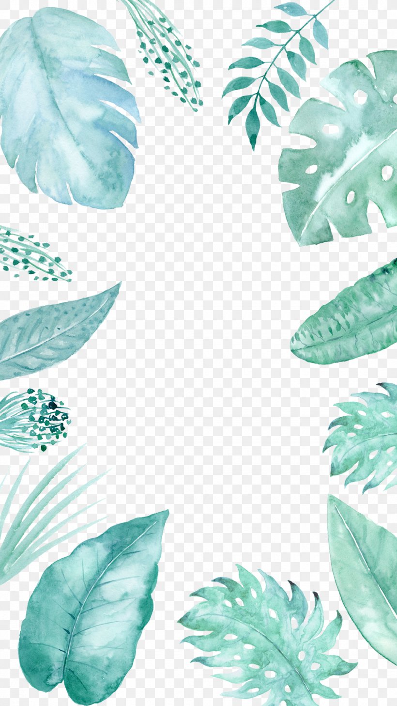 Watercolor Painting Download, PNG, 1080x1920px, Watercolor Painting, Aqua, Color, Feather, Green Download Free
