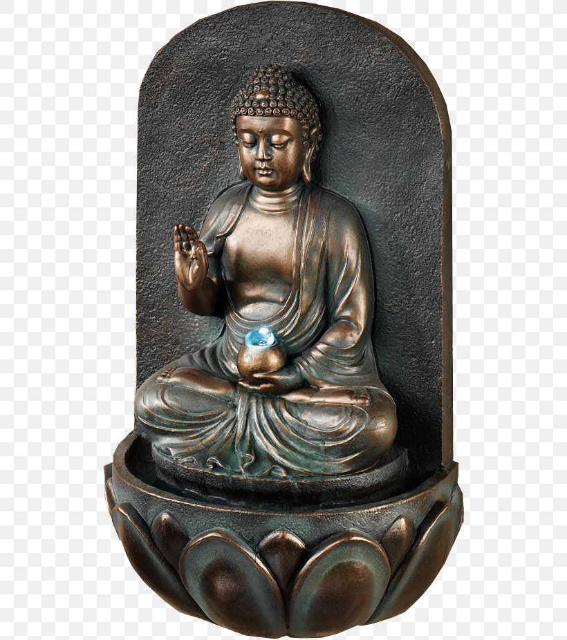 Gautama Buddha Seated Buddha From Gandhara Drinking Fountains Water Feature, PNG, 522x926px, Gautama Buddha, Artifact, Bronze, Bronze Sculpture, Budai Download Free
