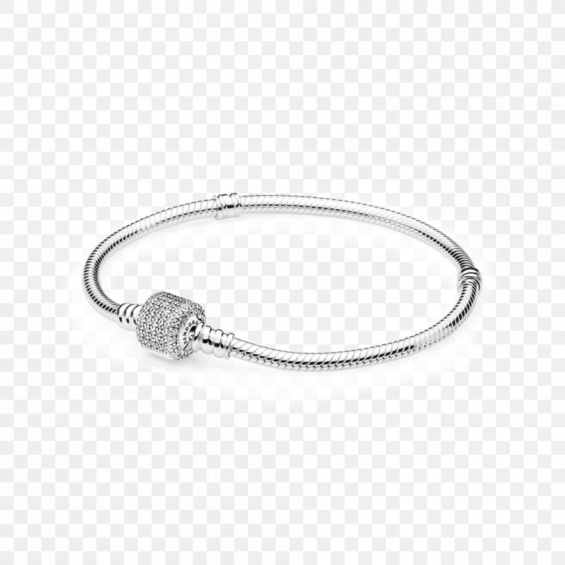 Pandora Charm Bracelet Cubic Zirconia Bangle, PNG, 1000x1000px, Pandora, Bangle, Body Jewelry, Bracelet, Chain Download Free