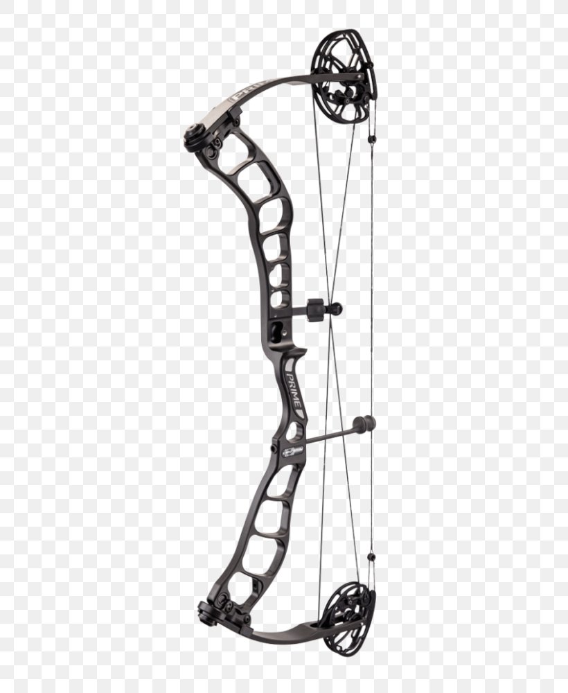 Prime Archery Bow And Arrow Compound Bows, PNG, 371x1000px, Prime, Archery, Biggame Hunting, Black And White, Bow Download Free