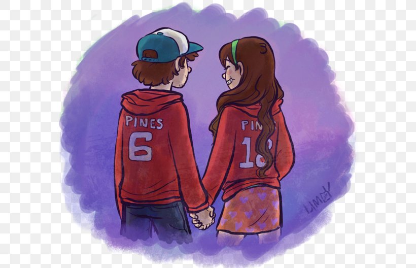 Dipper Pines Mabel Pines Love Dipper And Mabel Vs The Future, PNG, 594x528px, Watercolor, Cartoon, Flower, Frame, Heart Download Free