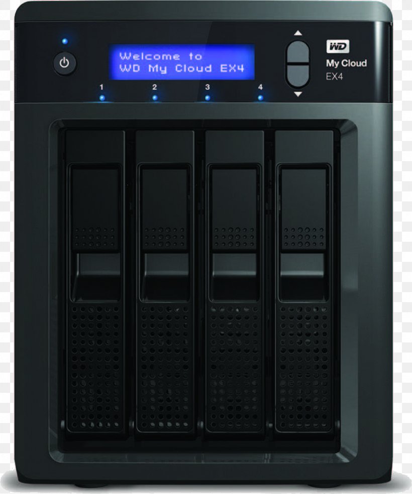 Network Storage Systems WD My Cloud EX4 Hard Drives Terabyte, PNG, 1155x1383px, Network Storage Systems, Audio Receiver, Computer Case, Computer Network, Computer Servers Download Free