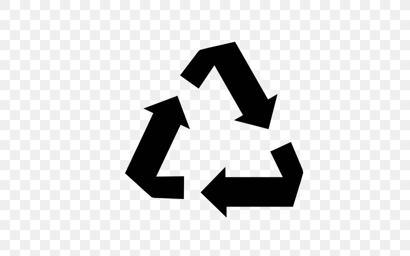 Recycling Symbol Arrow, PNG, 512x512px, Recycling, Black, Black And White, Brand, Diagram Download Free