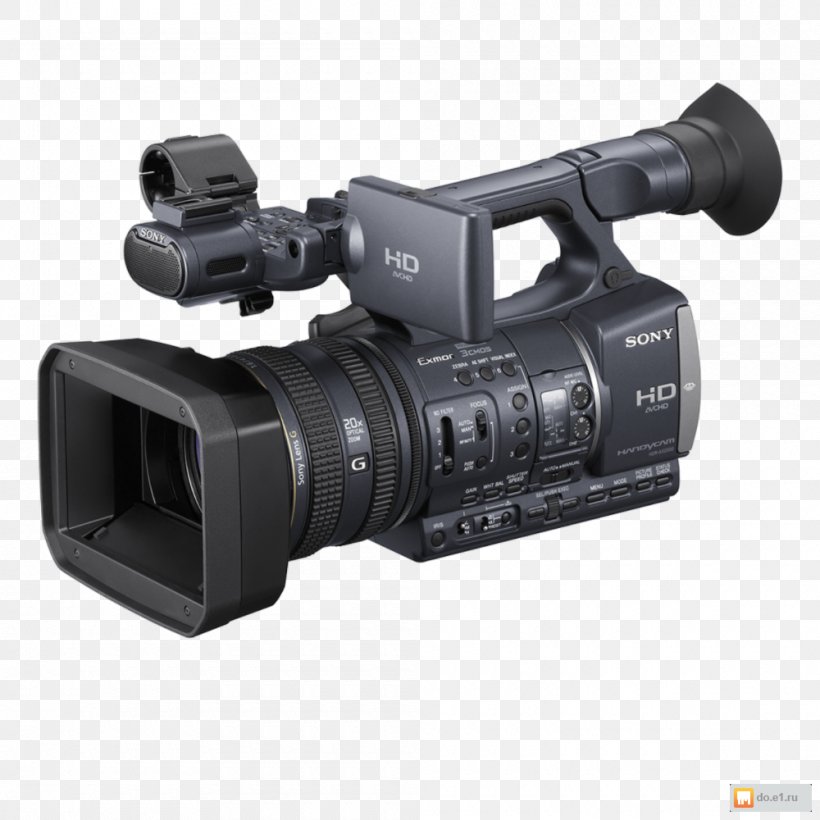 Digital Video Sony Handycam HDR-AX2000 Camcorder Video Cameras, PNG, 1000x1000px, Digital Video, Camcorder, Camera, Camera Accessory, Camera Lens Download Free