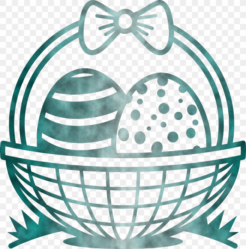 Happy Easter, PNG, 2956x3000px, Happy Easter, Basket, Easter, Easter Egg, Egg Download Free