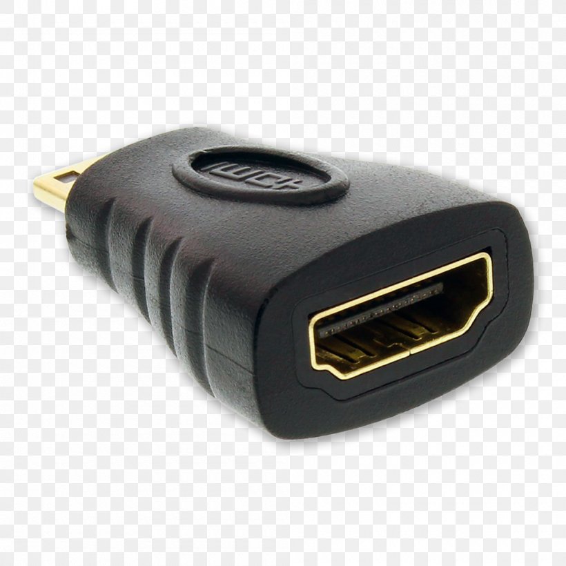 HDMI Adapter Video, PNG, 1000x1000px, Hdmi, Adapter, Cable, Computer Monitors, Display Device Download Free