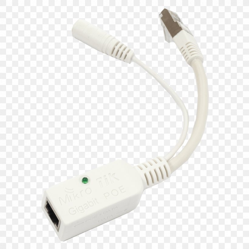 Power Over Ethernet Gigabit Ethernet MikroTik RouterBOARD, PNG, 1200x1200px, Power Over Ethernet, Adapter, Cable, Data Transfer Cable, Electronic Device Download Free