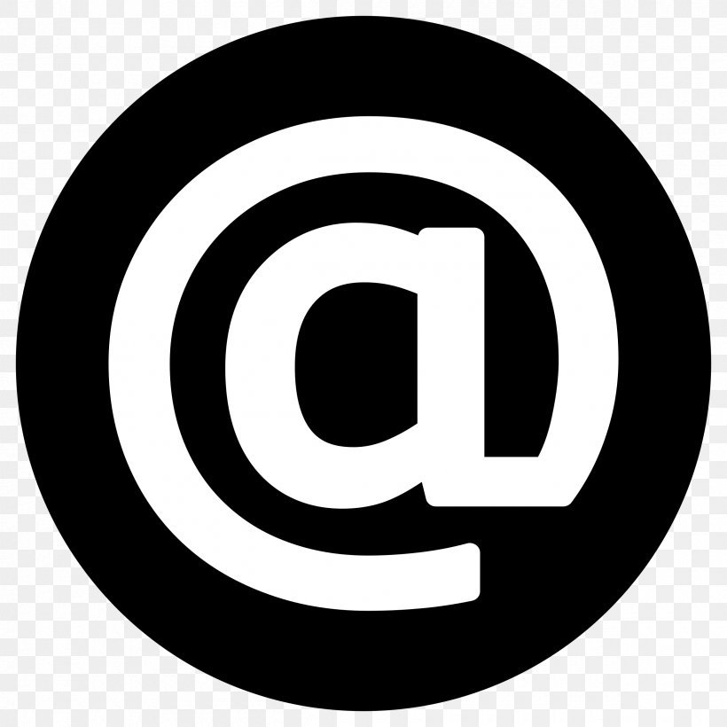 At Sign Icon Design Symbol Icon, PNG, 2400x2400px, Email, Black, Black And White, Brand, Email Address Download Free