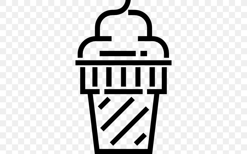 Ice Cream Food Clip Art, PNG, 512x512px, Ice Cream, Area, Black And White, Brand, Cream Download Free