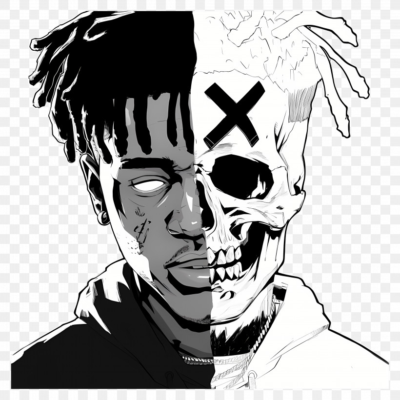 絵 xxxtentacion How To Draw Xxxtentacion (live) | Step By Step | - YouTube