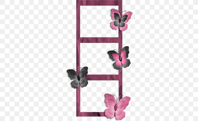 Picture Frames Scrapbooking Paper Clip Art, PNG, 278x500px, Picture Frames, Butterfly, Decoupage, Drawing, Film Frame Download Free
