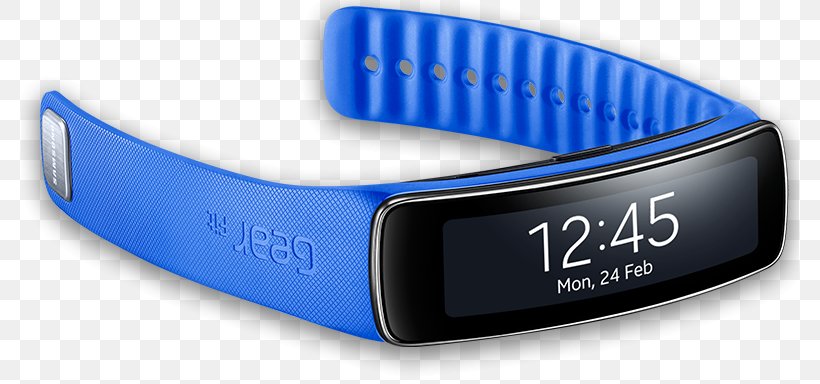 Samsung Gear Fit Samsung Gear S3 Samsung Galaxy Gear, PNG, 778x384px, Samsung Gear Fit, Android, Blue, Brand, Electric Blue Download Free