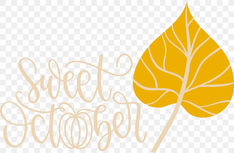 Sweet October October Fall, PNG, 3000x1965px, October, Autumn, Cartoon, Drawing, Fall Download Free