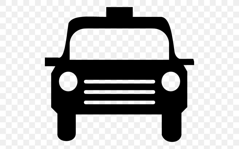 Taxi Clip Art, PNG, 512x512px, Taxi, Black And White, Bus, Share Icon, Symbol Download Free
