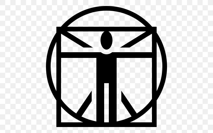 Vitruvian Man Vinci, PNG, 512x512px, Vitruvian Man, Area, Black And White, Brand, Drawing Download Free