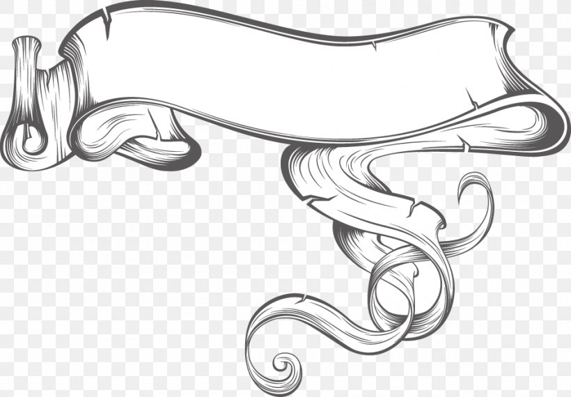 Web Banner Euclidean Vector, PNG, 948x659px, Web Banner, Banner, Black And White, Drawing, Gratis Download Free